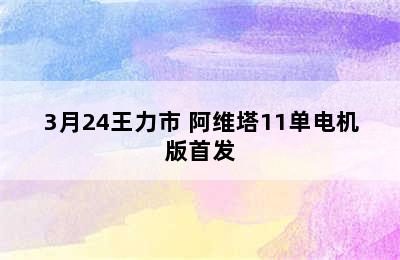 3月24王力市 阿维塔11单电机版首发